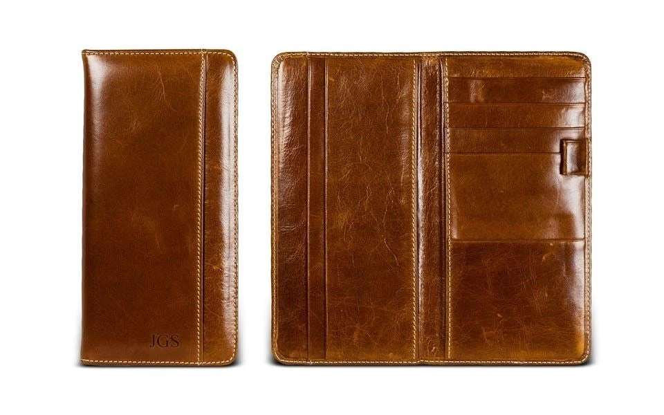 Travel Organizer in Florentine Leather