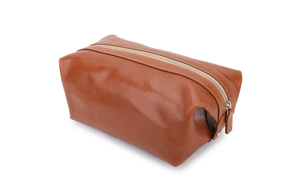 Men's Shave Kit in Florentine Leather - Image 2