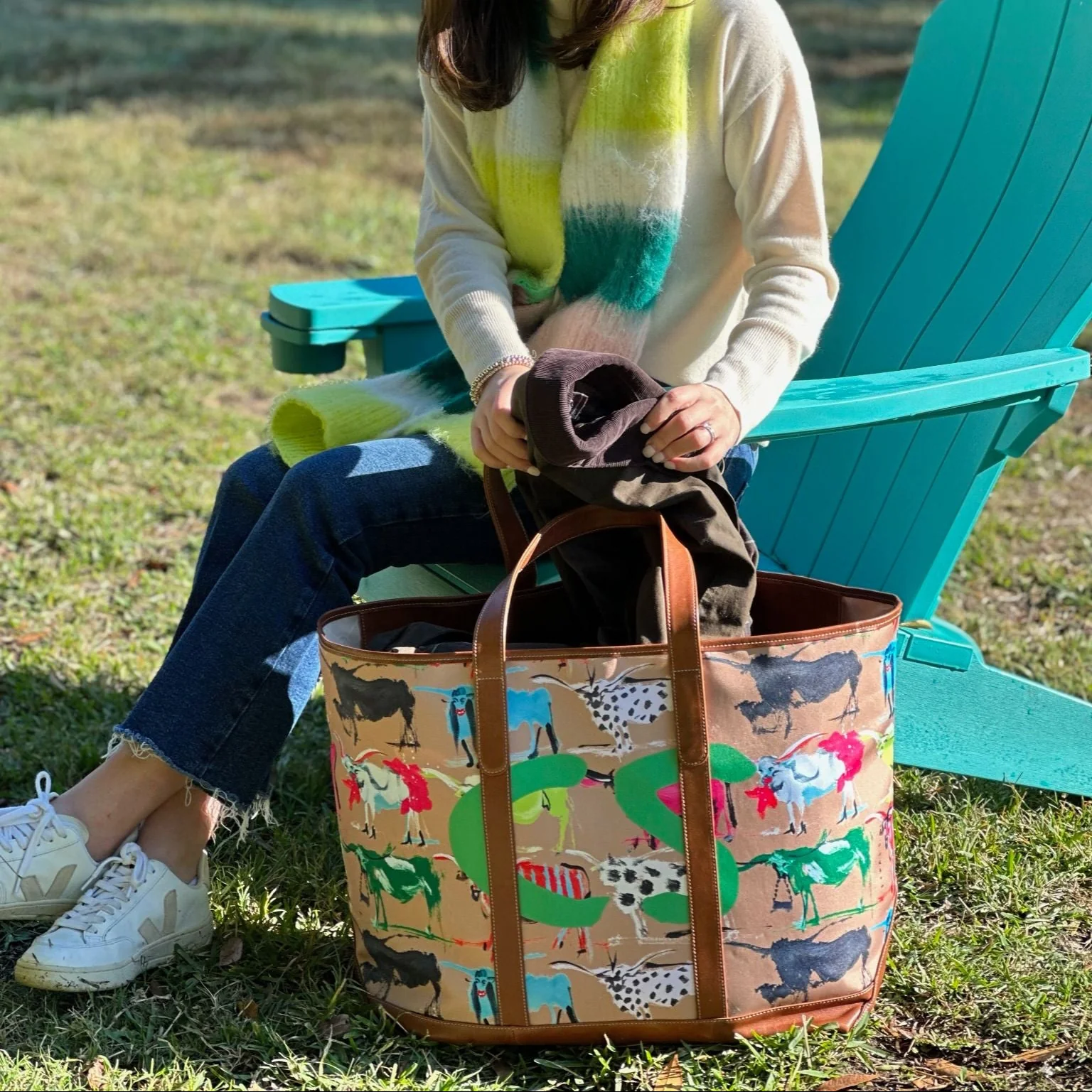St. Charles Zippered Yacht Tote × Drawbertson - Image 3